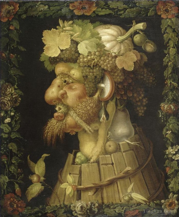 Giuseppe Arcimboldo Ölgemälde - Herbst 1573