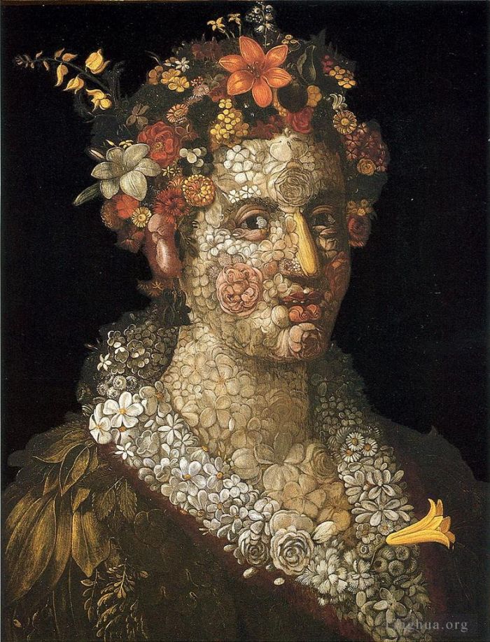 Giuseppe Arcimboldo Ölgemälde - Blumenfrau