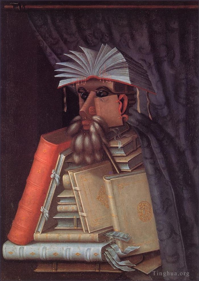 Giuseppe Arcimboldo Ölgemälde - Der Bibliothekar