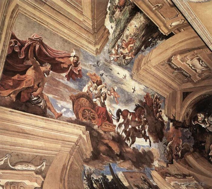 Guercino Ölgemälde - Aurora 1623