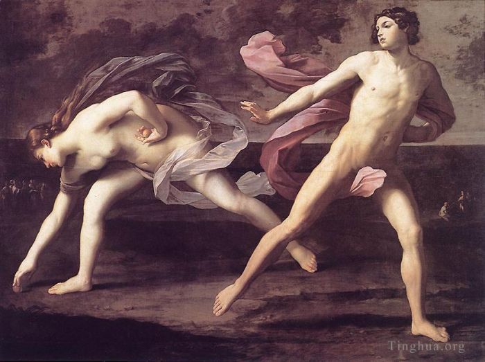 Guido Reni Ölgemälde - Atalanta und Hippomenes