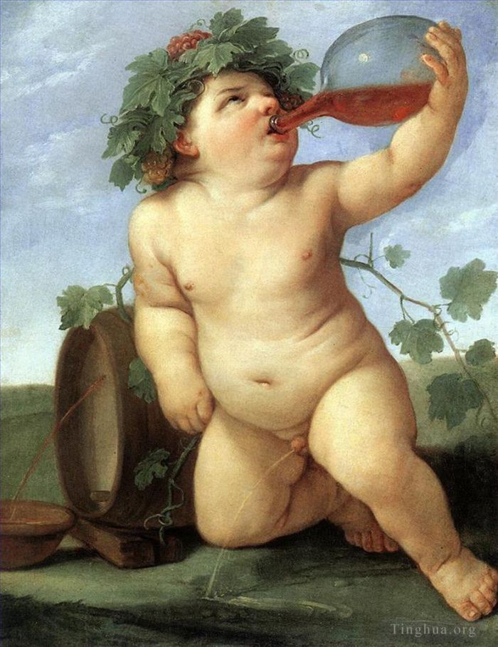 Guido Reni Ölgemälde - Bacchus trinken