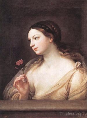 Guido Reni Werk - Mädchen mit einer Rose