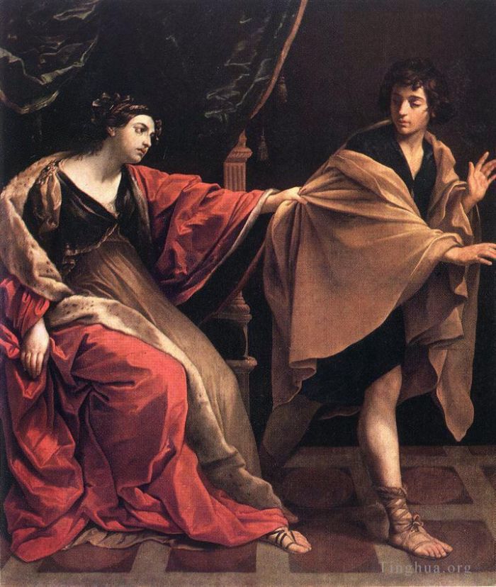 Guido Reni Ölgemälde - Joseph und Potiphars Frau