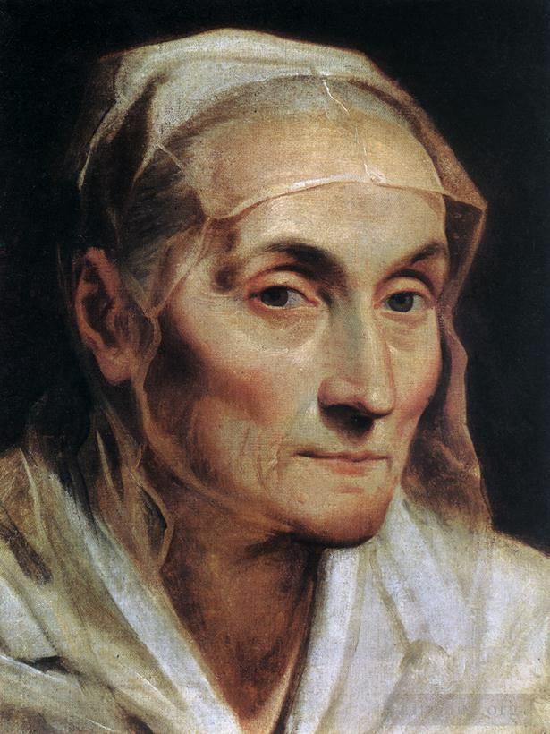 Guido Reni Ölgemälde - Porträt einer alten Frau