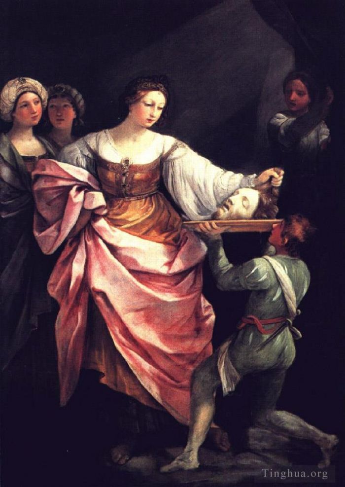 Guido Reni Ölgemälde - Salome mit dem Kopf des Heiligen Johannes des Täufers