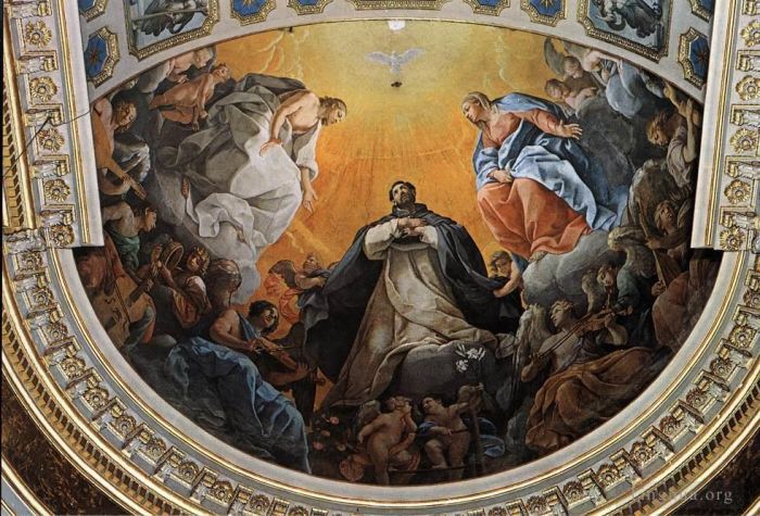 Guido Reni Ölgemälde - Die Herrlichkeit des Heiligen Dominikus