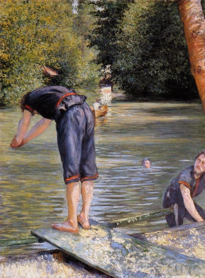 Gustave Caillebotte Ölgemälde - Badegäste