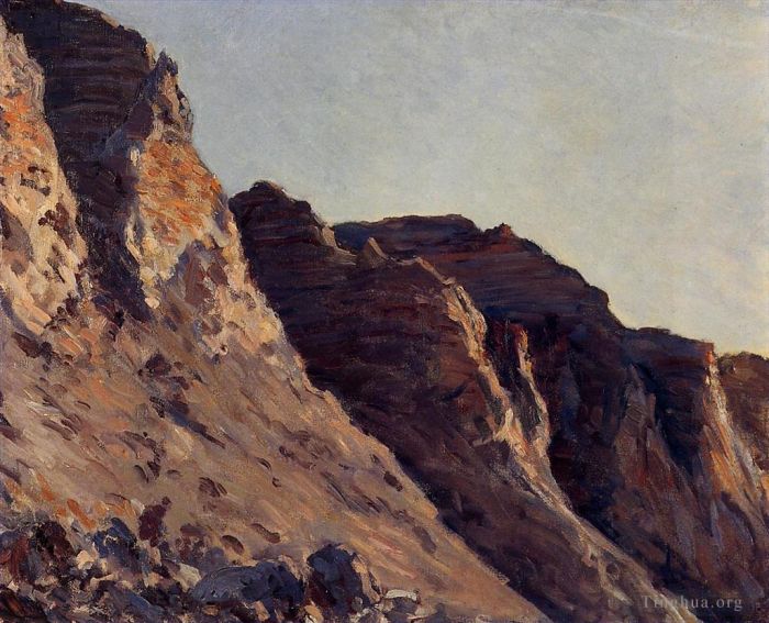 Gustave Caillebotte Ölgemälde - Klippe bei Villers sur Mer