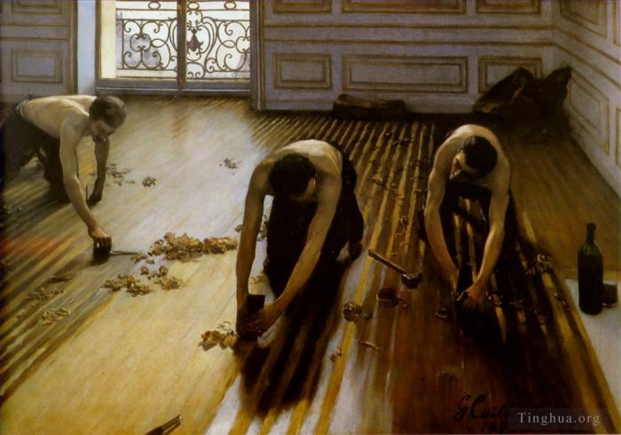 Gustave Caillebotte Ölgemälde - Bodenstripper