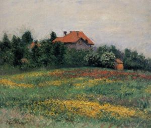 Gustave Caillebotte Werk - Normannische Landschaft
