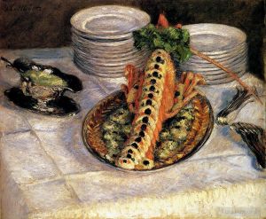 Gustave Caillebotte Werk - Stillleben mit Krebsen