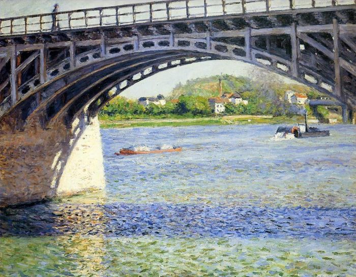 Gustave Caillebotte Ölgemälde - Die Argenteuil-Brücke und die Seine