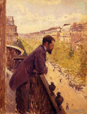 Gustave Caillebotte Werk - Der Mann auf dem Balkon