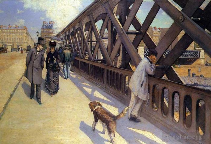 Gustave Caillebotte Ölgemälde - Der Pont du Europe