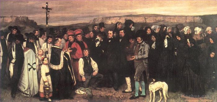 Gustave Courbet Ölgemälde - Eine Beerdigung in Ornans