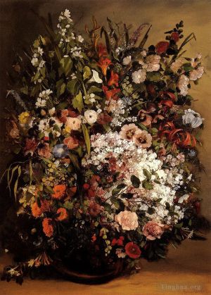 Gustave Courbet Werk - Blumenstrauß In Einer Vase