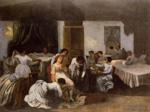 Gustave Courbet Werk - Das tote Mädchen anziehen, die Braut anziehen