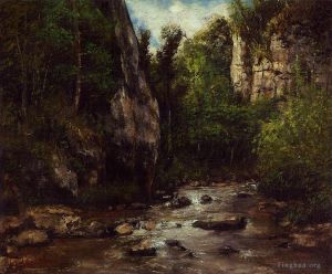 Gustave Courbet Werk - Landschaft in der Nähe von Puit Noir in der Nähe von Ornans