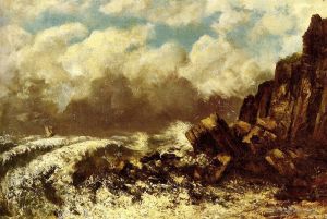 Gustave Courbet Werk - Marine A Etretat