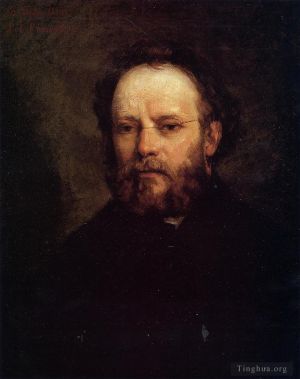 Gustave Courbet Werk - Porträt von Pierre Joseph Proudhon
