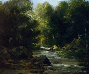Gustave Courbet Werk - Flusslandschaft