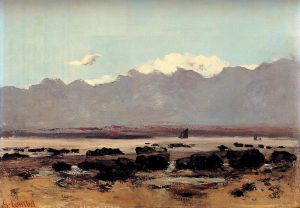 Gustave Courbet Werk - Meereslandschaft in der Nähe von Trouville