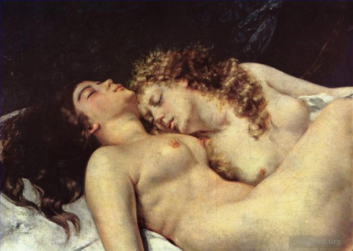 Gustave Courbet Ölgemälde - Schlafen