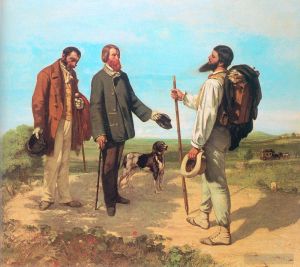 Gustave Courbet Werk - Das Treffen Bonjour Monsieur Courbet