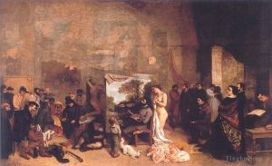 Gustave Courbet Werk - Das Maleratelier