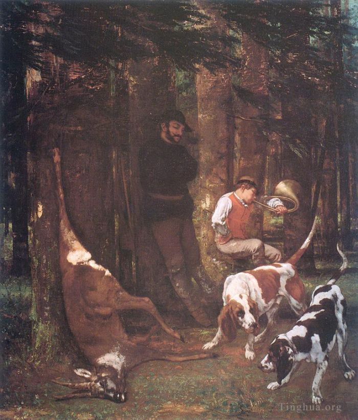 Gustave Courbet Ölgemälde - Der Steinbruch