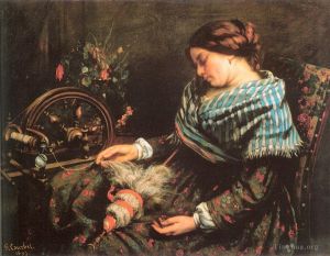 Gustave Courbet Werk - Der schlafende Spinner