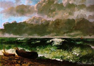 Gustave Courbet Werk - Das stürmische Meer oder die Welle