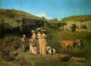 Gustave Courbet Werk - Die jungen Damen des Dorfes