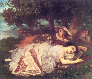 Gustave Courbet Werk - Die jungen Damen am Ufer der Seine