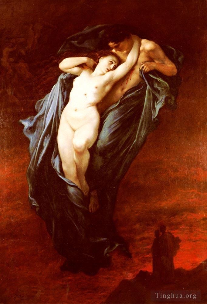 Gustave Dore Ölgemälde - Paolo und Francesca Da Rimini