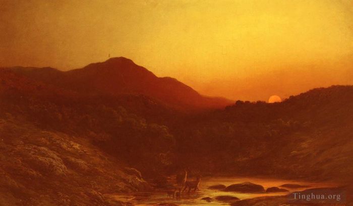 Gustave Dore Ölgemälde - Souvenir DEcosse Landschaft