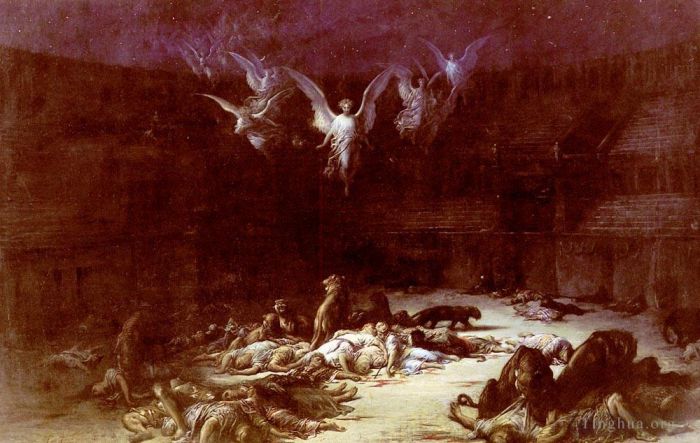 Gustave Dore Ölgemälde - Die christlichen Märtyrer
