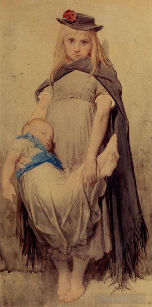 Gustave Dore Andere Malerei - Jeune Mendiant
