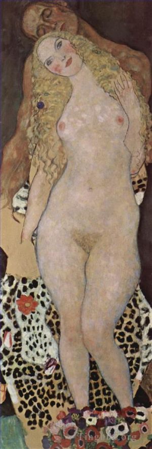 Gustave Klimt Werk - Adam und Eva