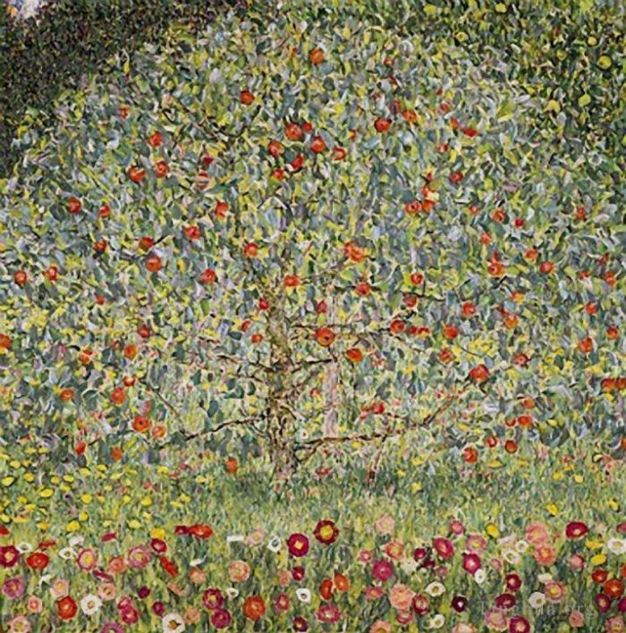 Gustave Klimt Ölgemälde - Apfelbaum I 1912