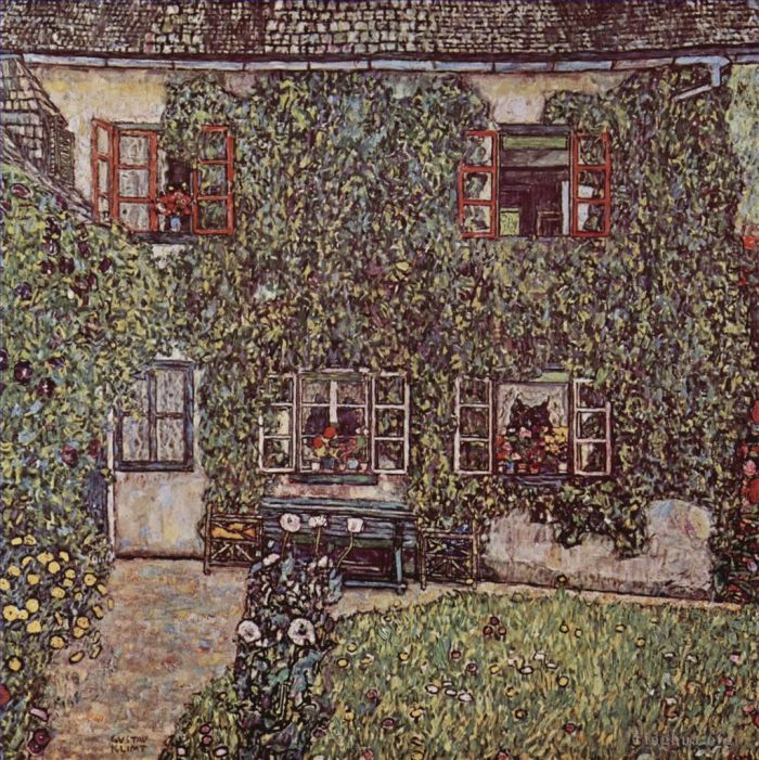 Gustave Klimt Ölgemälde - Das Haus von Guardaboschi