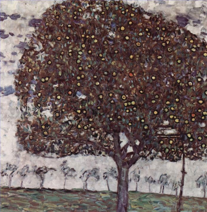 Gustave Klimt Ölgemälde - Apfelbaum II (Der Apfelbaum)