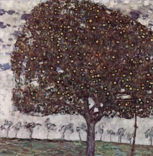Gustave Klimt Werk - Apfelbaum II (Der Apfelbaum)