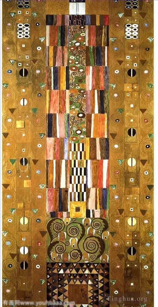 Gustave Klimt Ölgemälde - Design für die Stocletfries