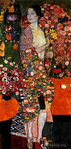 Gustave Klimt Werk - Die Tänzerin (vorher Ria Munk II)