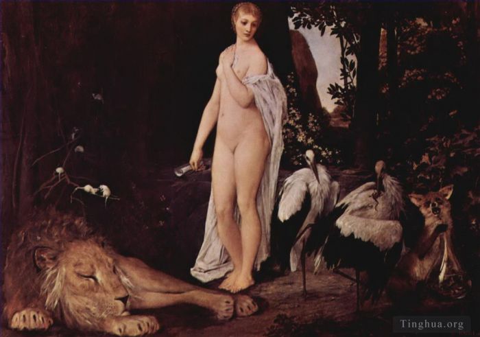 Gustave Klimt Ölgemälde - Fabel