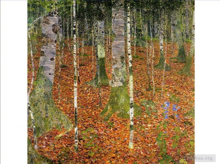 Gustave Klimt Ölgemälde - Birkenwald I