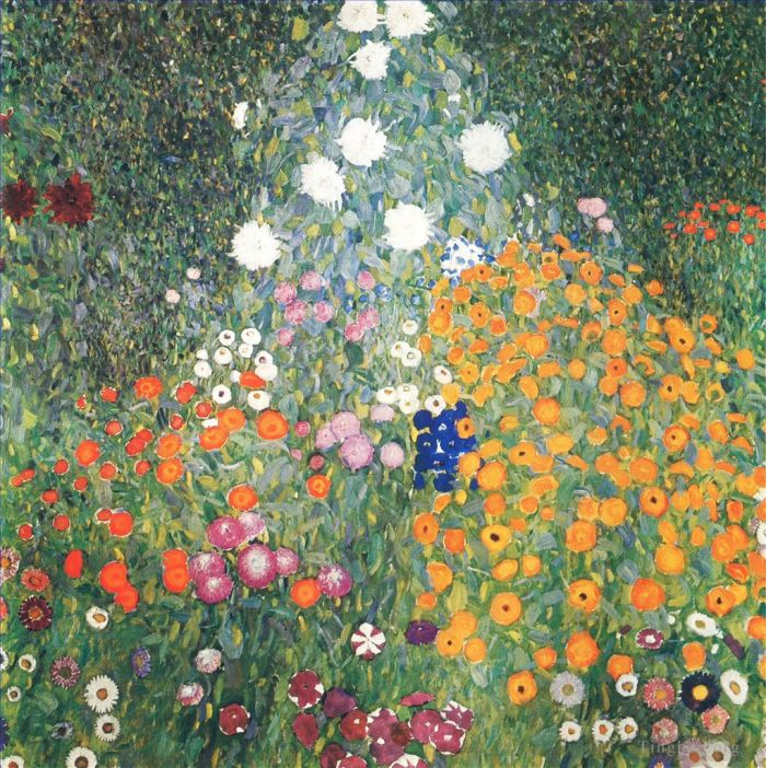 Gustave Klimt Ölgemälde - Bauerngarten (Blumengarten)