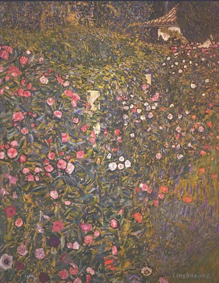 Gustave Klimt Ölgemälde - Italienische Gartenlandschaft